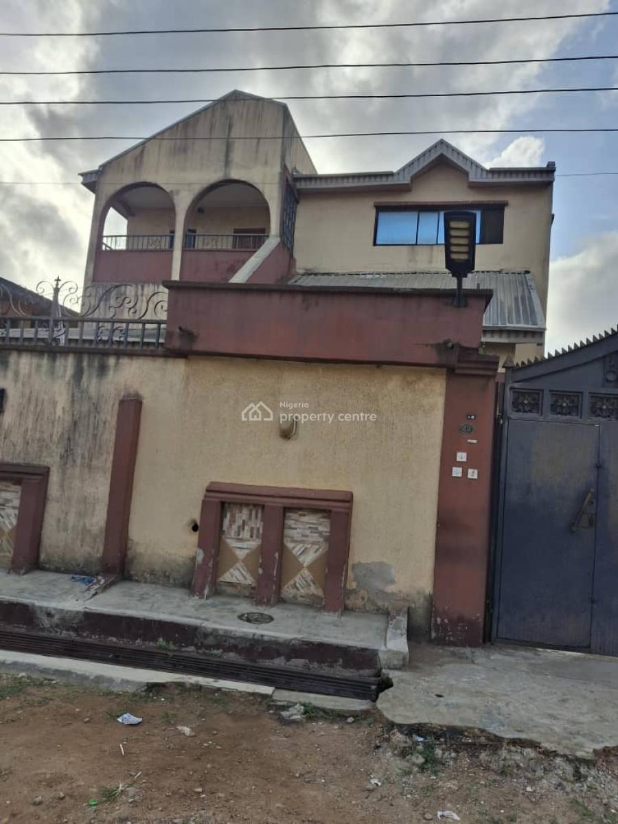Solidly Built 5 Bedroom Duplex with 2 Units of 3 Bedroom Flat, Governor Road, Ikotun, Lagos, House for Sale