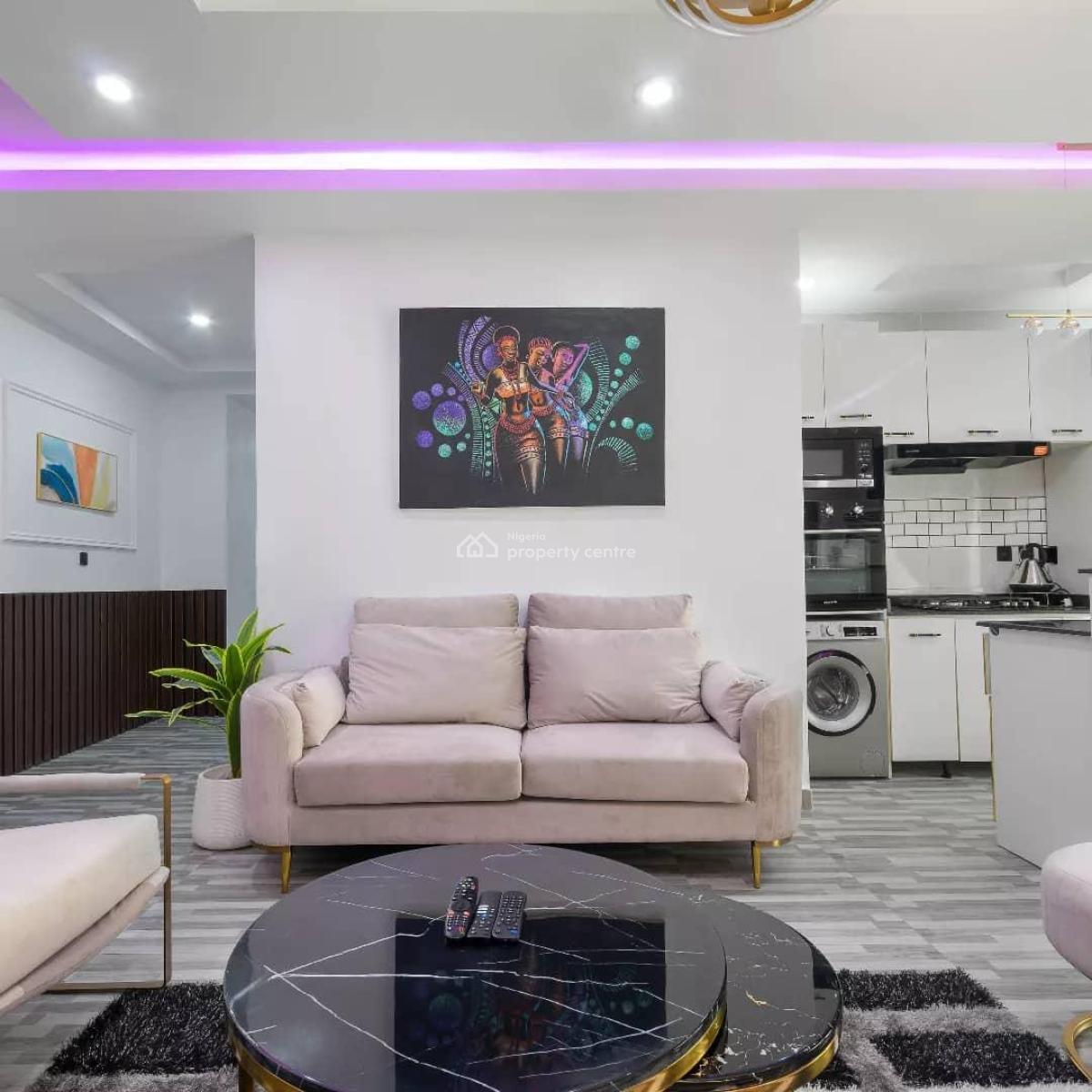 ️️ Brand New Luxury 1 Bedroom Apartment with a Pool  , Ps5, Lekki Phase 2, Lekki, Lagos, Flat / Apartment Short Let