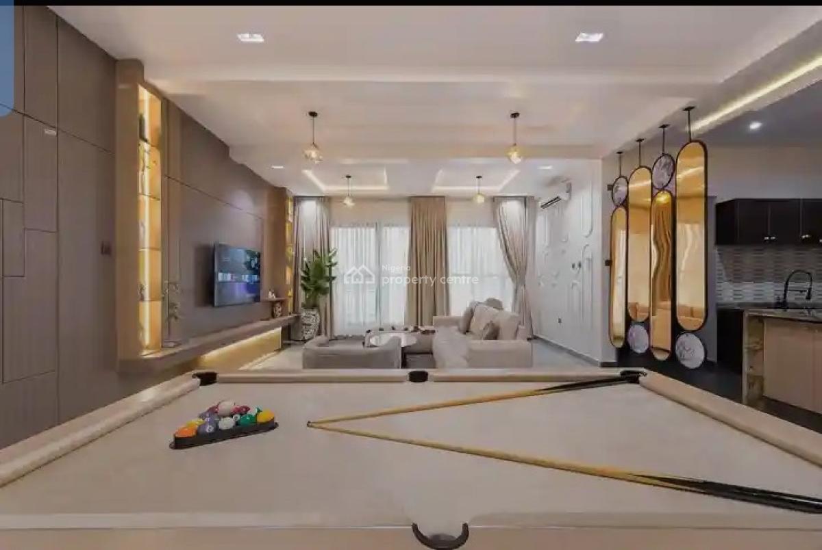 Furnished Luxury 2bedroom Penthouse with Pool, Snooker, Gym & Rooftop, Right Hand, Lekki Phase 1, Lekki, Lagos, Flat / Apartment for Rent