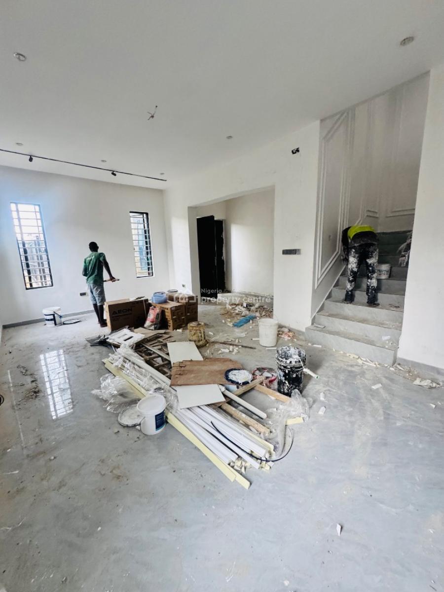 Newly Built 5 Bedroom Semi Detached Duplex with Bq, Gbagada, Lagos, Semi-detached Duplex for Rent