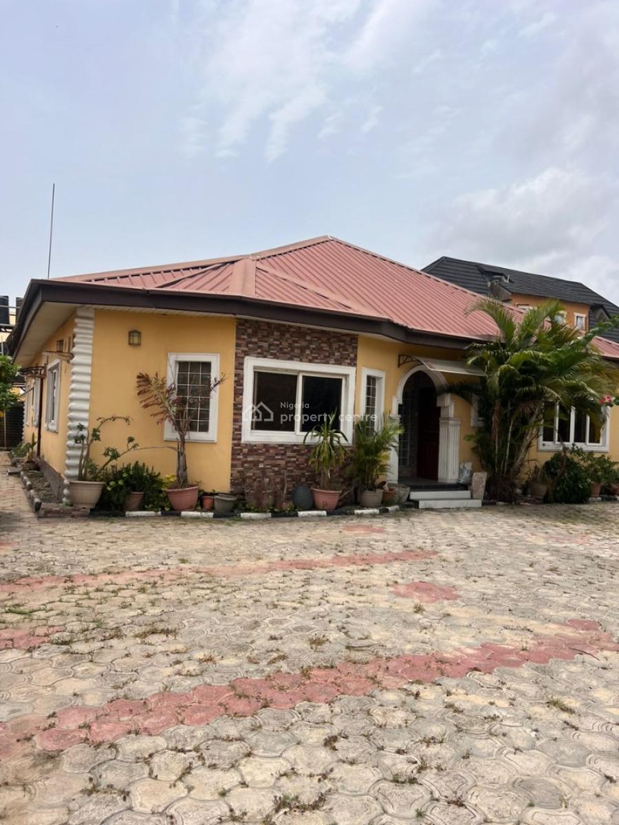 Spacious 4 Bedroom Bungalow with Study and Greenery, Greenville Estate, Badore, Ajah, Lagos, Detached Duplex for Rent