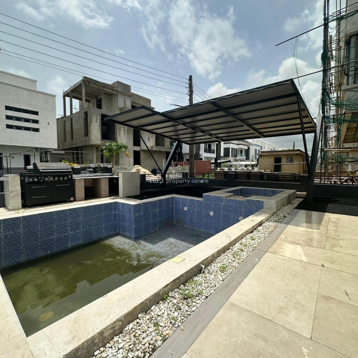 Luxurious 5 Bedroom Fully Detached Duplex with Bq, Swimming Pool, Osapa London, Osapa, Lekki, Lagos, Detached Duplex for Sale