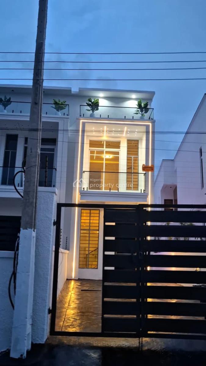 Luxury Dignified Home  2 Units of Luxuriously Finished 4 Bedroom Sem, Oakland Estate, Sangotedo, Ajah, Lagos, Semi-detached Duplex for Rent
