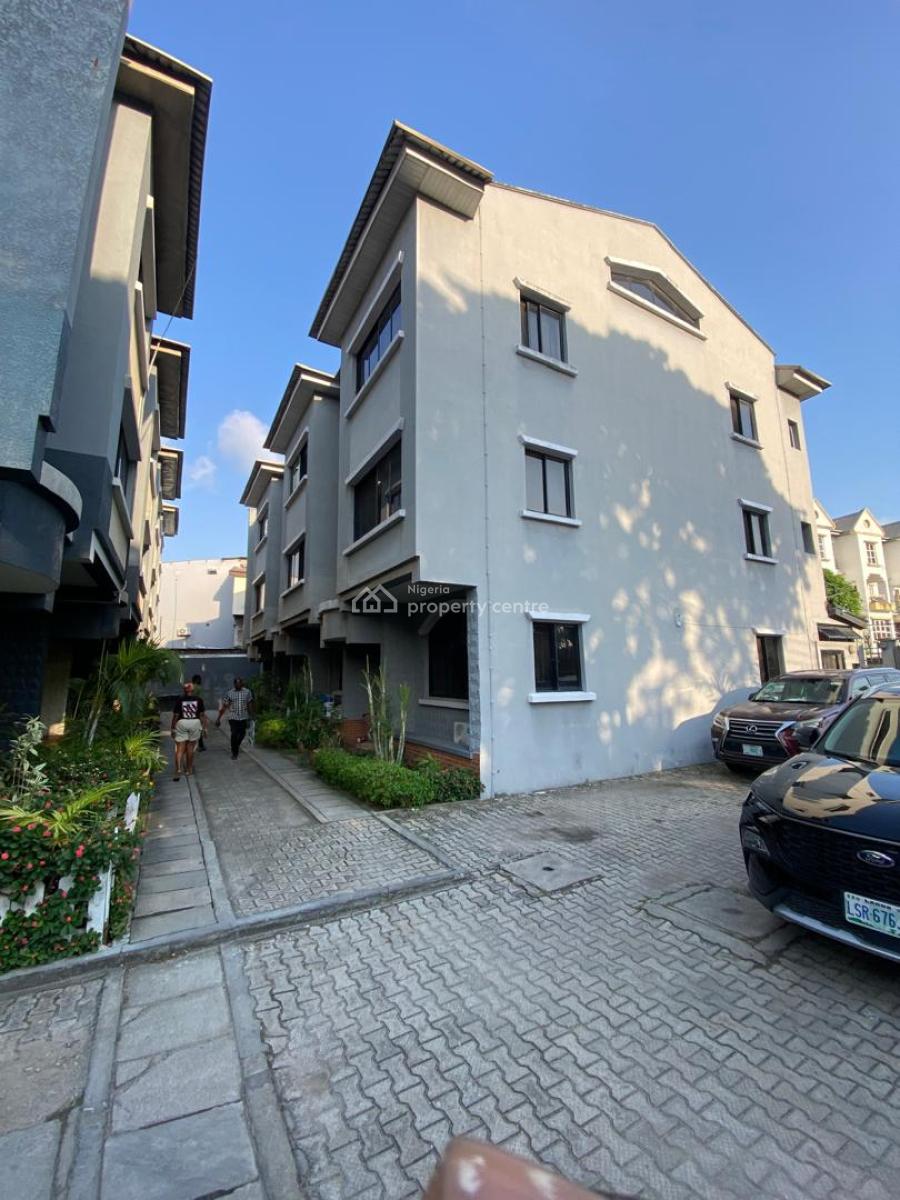 Self Service 4 Bedroom Terraced Duplex with a Room Bq, Victoria Island (vi), Lagos, Terraced Duplex for Rent