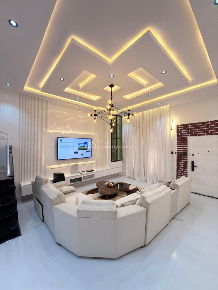 Luxury 3 Bedroom Self Compound Duplex with Ps5, Chevron Alternative Route, Lekki Phase 2, Lekki, Lagos, House Short Let