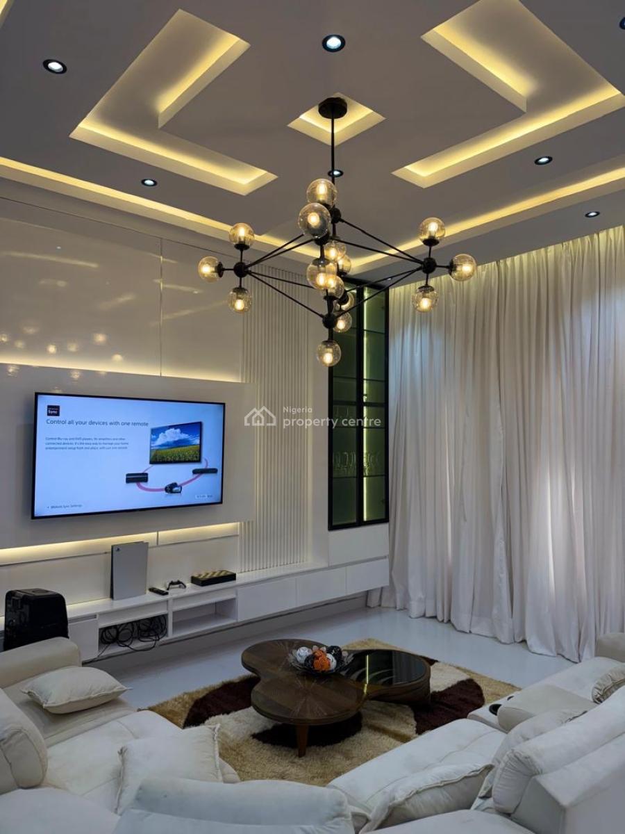 Luxury 3 Bedroom Self Compound Duplex with Ps5, Chevron Alternative Route, Lekki Phase 2, Lekki, Lagos, House Short Let
