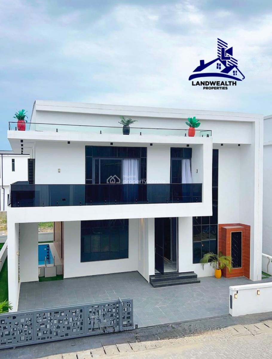 Luxurious 5 Bed Fully Detached with Pool, Cinema, Alexa Smart Control, 2nd Tollgate Lekki, Lekki, Lagos, Detached Duplex for Sale
