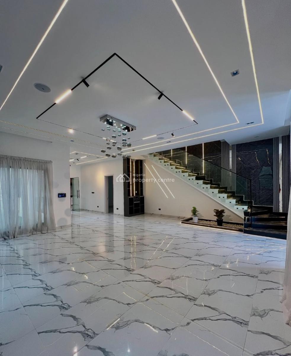 Luxurious 5 Bed Fully Detached with Pool, Cinema, Alexa Smart Control, 2nd Tollgate Lekki, Lekki, Lagos, Detached Duplex for Sale