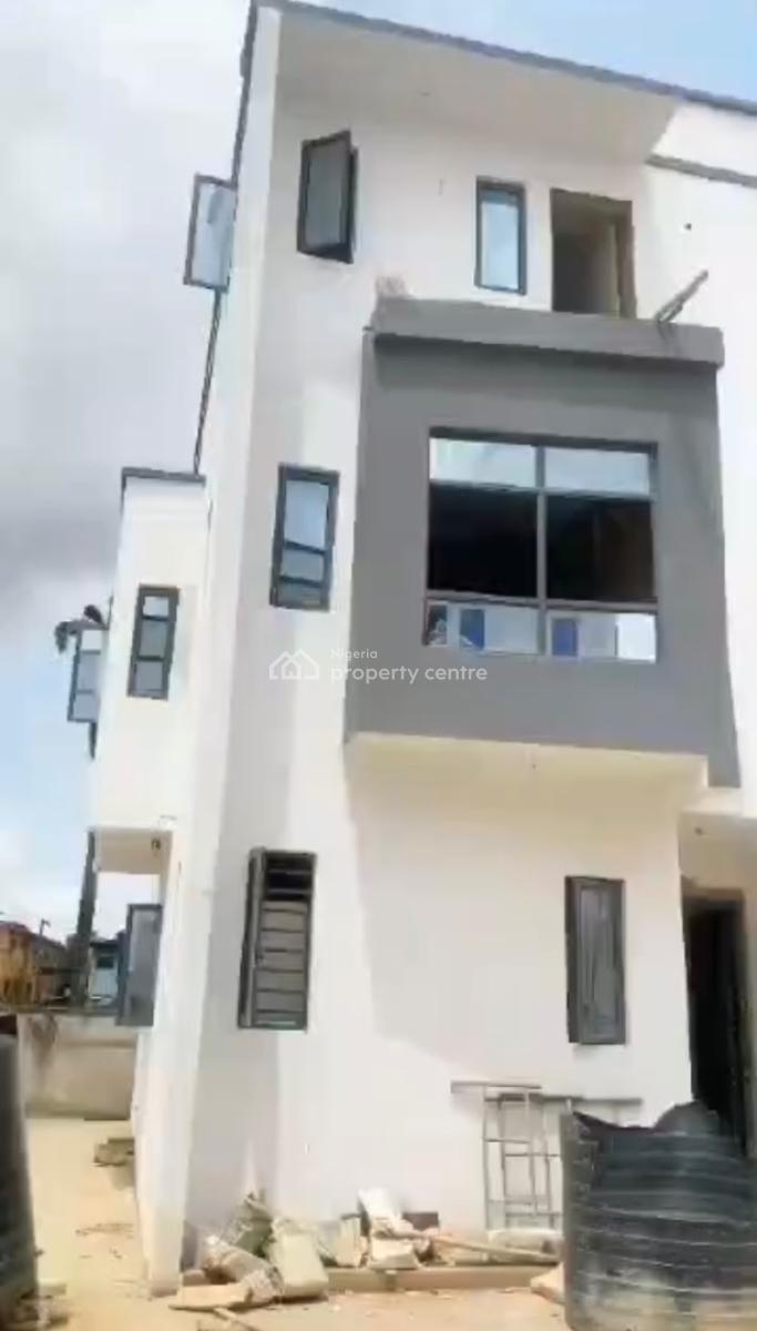 Newly Built 4 Bedroom Semi-detached Building with a Room Bq., Opebi, Ikeja, Lagos, Detached Duplex for Sale