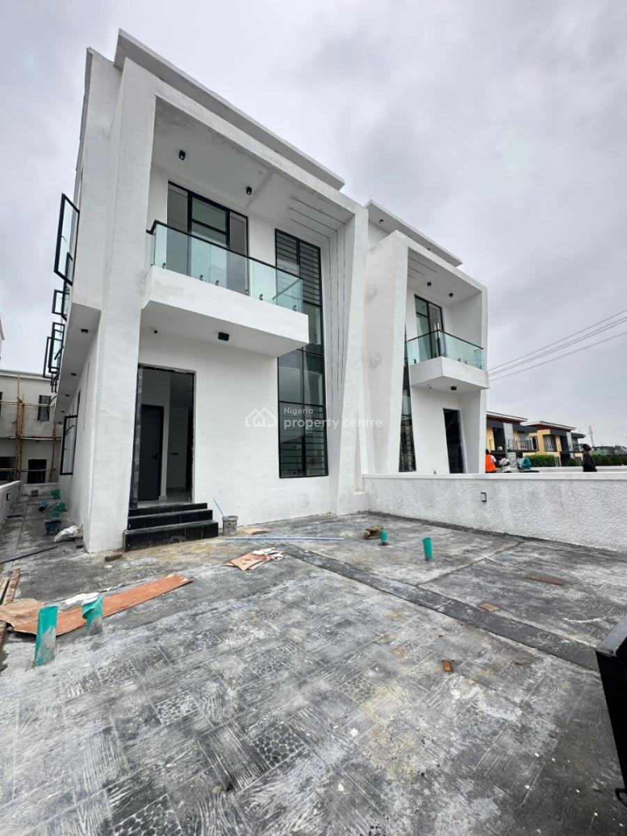 Exquisite Spacious Luxury 4 Bedroom Semi-detached Duplex with Bq, Ajah, Lekki, Lagos, Semi-detached Duplex for Sale