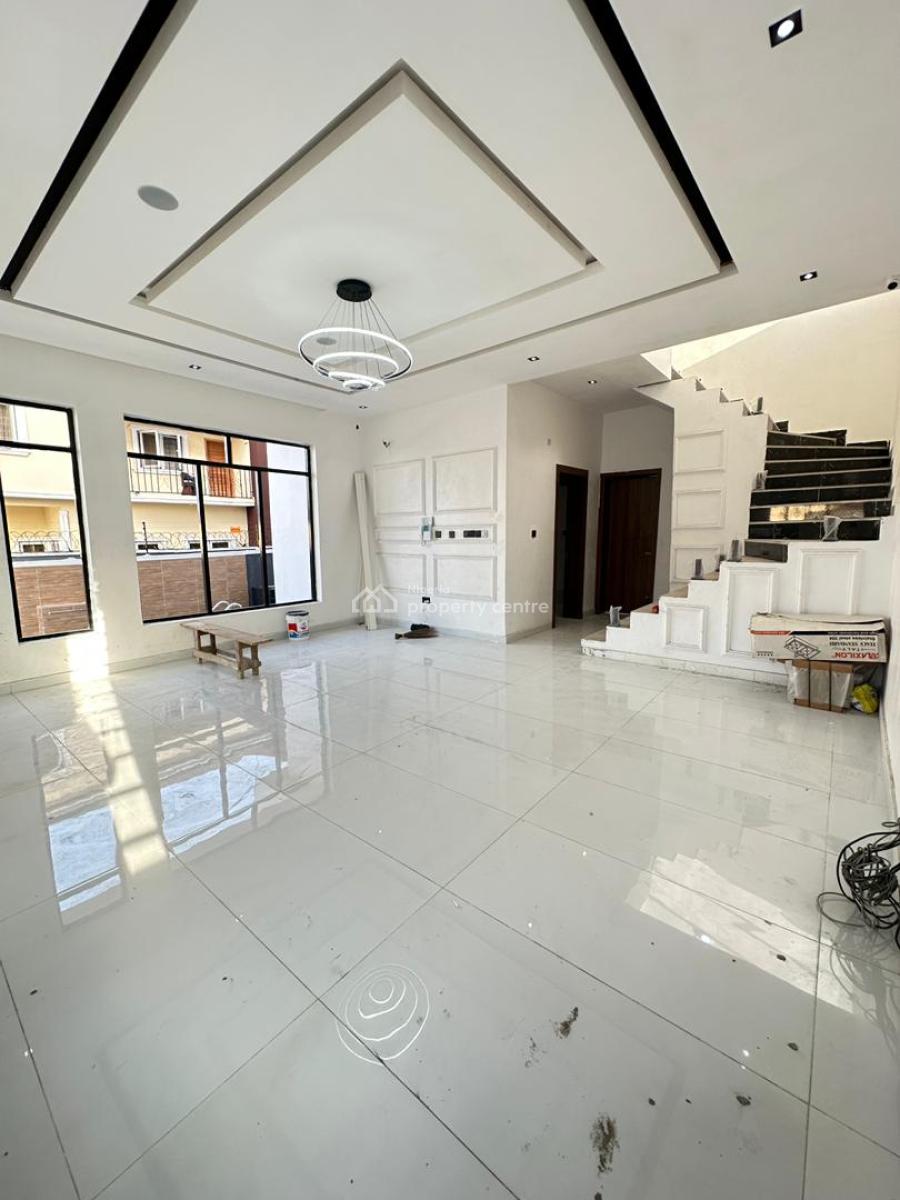 Luxury 5 Bedroom Fully Detached Duplex + Bq, Water Fountain and Pool, Ajah, Lagos, Detached Duplex for Sale