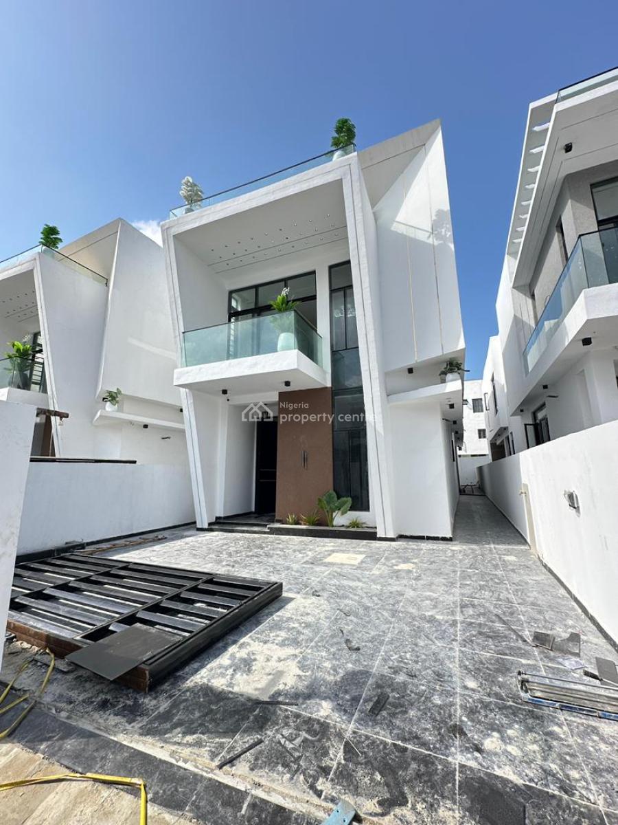Exquisit Luxury 5 Bedroom Fully Detached Duplex with Bq & Pool, Chevron Toll Gate, Orchid Road, Lekki, Lagos, Detached Duplex for Sale