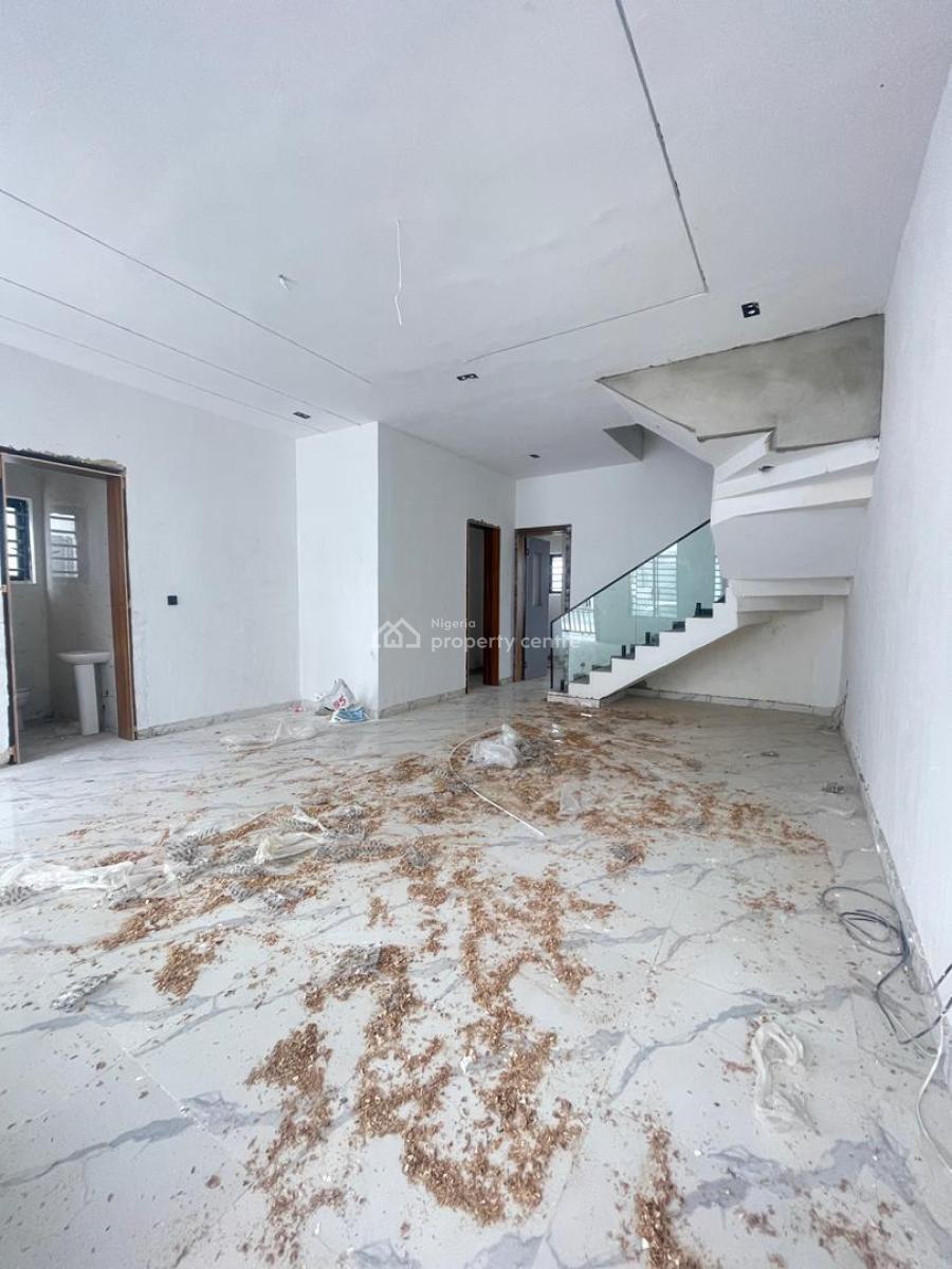 Lovely 4 Bedroom Semi Detached Duplex with a Room Bq, Sangotedo, Ajah, Lagos, Semi-detached Duplex for Sale