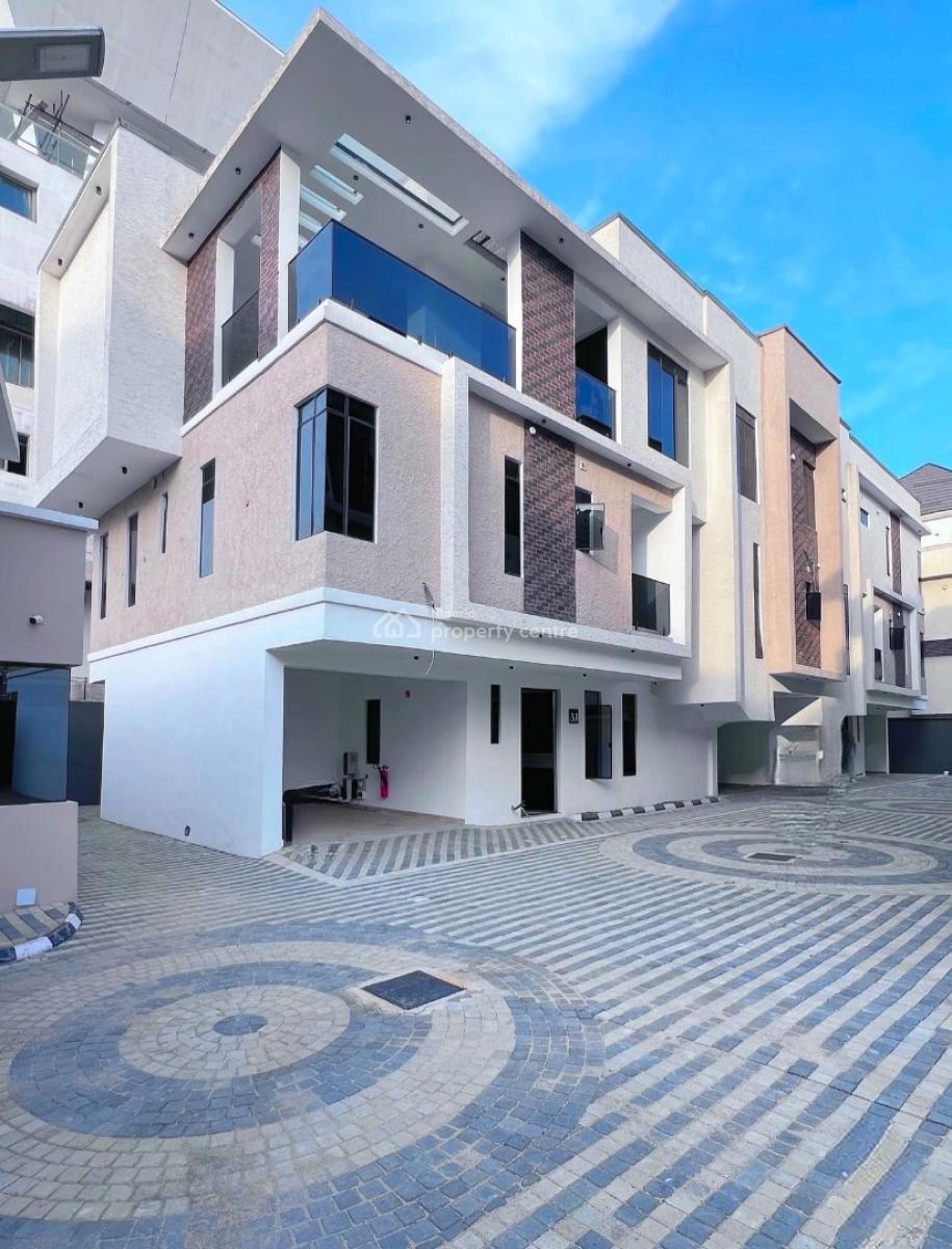 Luxury 4 Bedroom Terrace  with Inverter & Battery, Well Finished, Lekki Right, Lekki Phase 1, Lekki, Lagos, Terraced Duplex for Sale