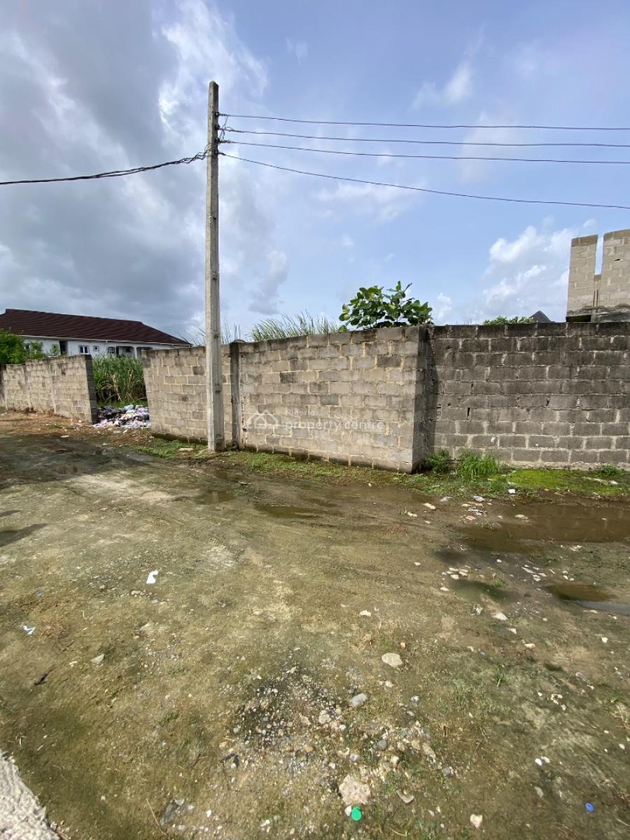 Fenced Full Plot of Land, By Skymall Supermarket Before Shop Rite, Sangotedo, Ajah, Lagos, Residential Land for Sale