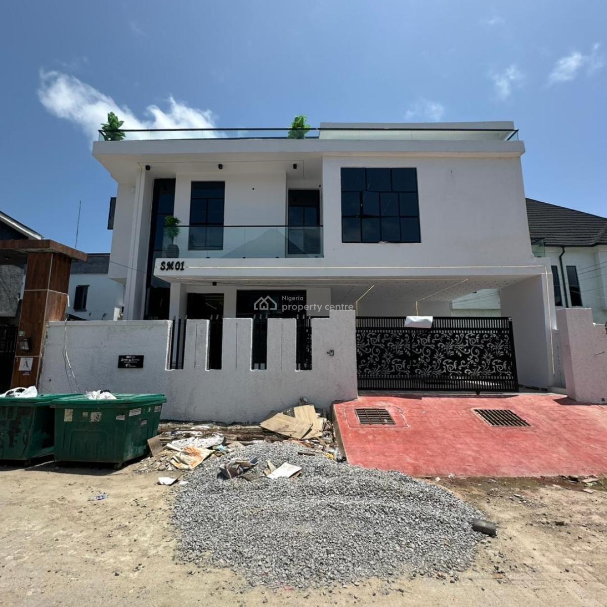 Luxurious 4 Bedroom Fully Detached Duplex with Bq, Ikota, Ikota, Lekki, Lagos, Detached Duplex for Sale