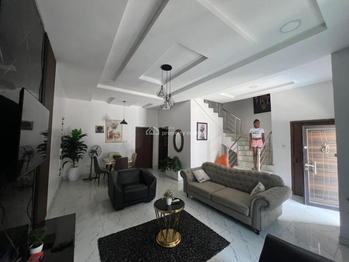 Fully Serviced 4 Bedroom Detached Duplex with Bq and Pool, Ikota Second Gate, Ikota, Lekki, Lagos, Detached Duplex for Sale