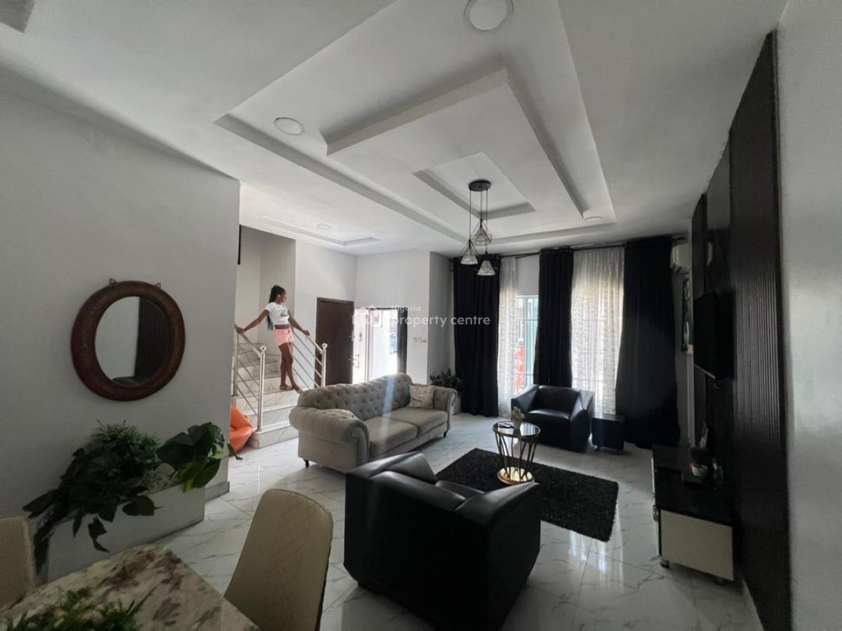 Fully Serviced 4 Bedroom Detached Duplex with Bq and Pool, Ikota Second Gate, Ikota, Lekki, Lagos, Detached Duplex for Sale
