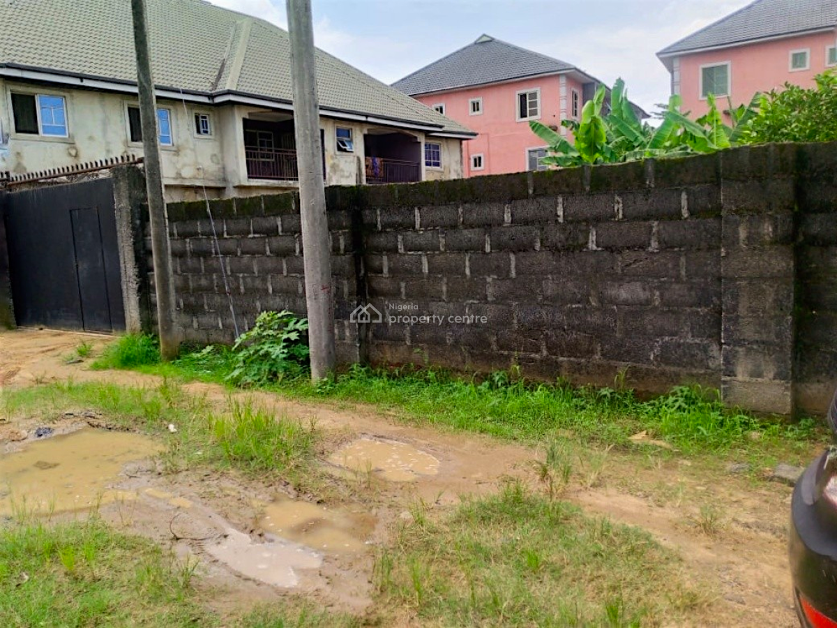 Above Half Plot of Land Fenced in a Secure Estate, Odani, Elelenwo, Port Harcourt, Rivers, Residential Land for Sale