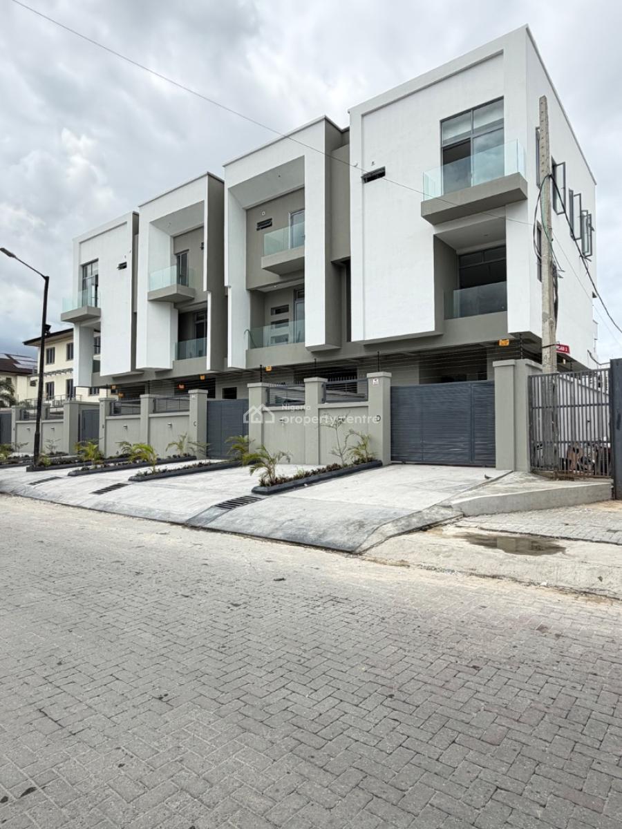 Self Compound 4 Bedroom Terraced Duplex with Bq in Lekki Phase 1, Lekki Phase 1, Lekki Phase 1, Lekki, Lagos, Terraced Duplex for Sale