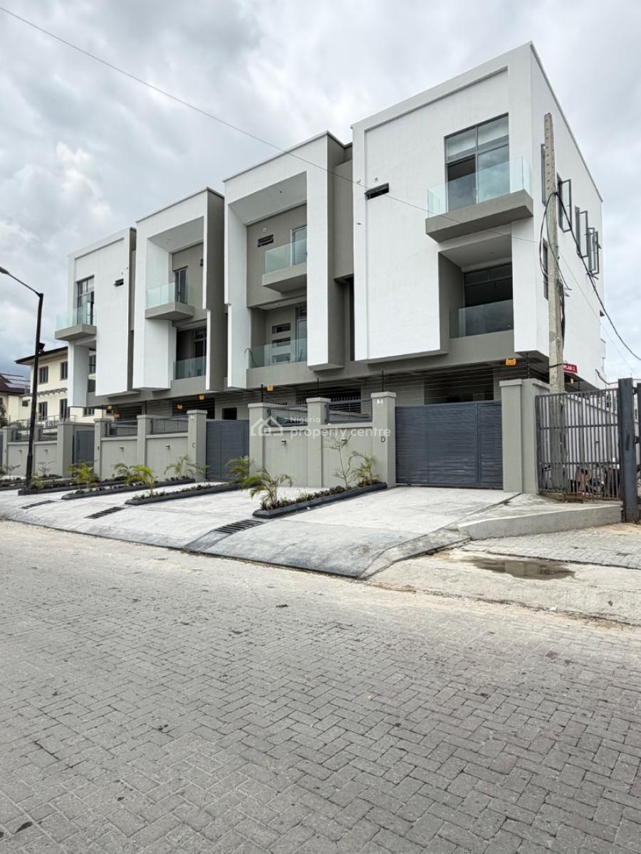 Self Compound 4 Bedroom Terraced Duplex with Bq in Lekki Phase 1, Lekki Phase 1, Lekki Phase 1, Lekki, Lagos, Terraced Duplex for Sale