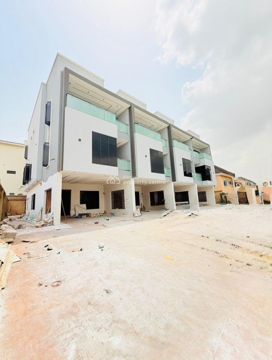 Exquisitely Built 4 Bedroom Terraced Duplex with a Bq and Garage, Excellently Built Home with Bq in a Code to Access Estate, Omole Phase 2, Ikeja, Lagos, Terraced Duplex for Sale