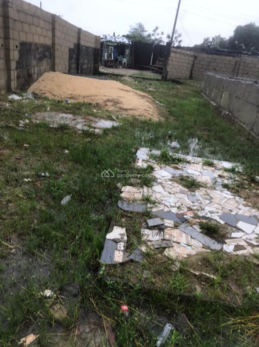 Fenced Plot Measuring 600sqm, Behind Happy Land Estate, Sangotedo, Ajah, Lagos, Residential Land for Sale