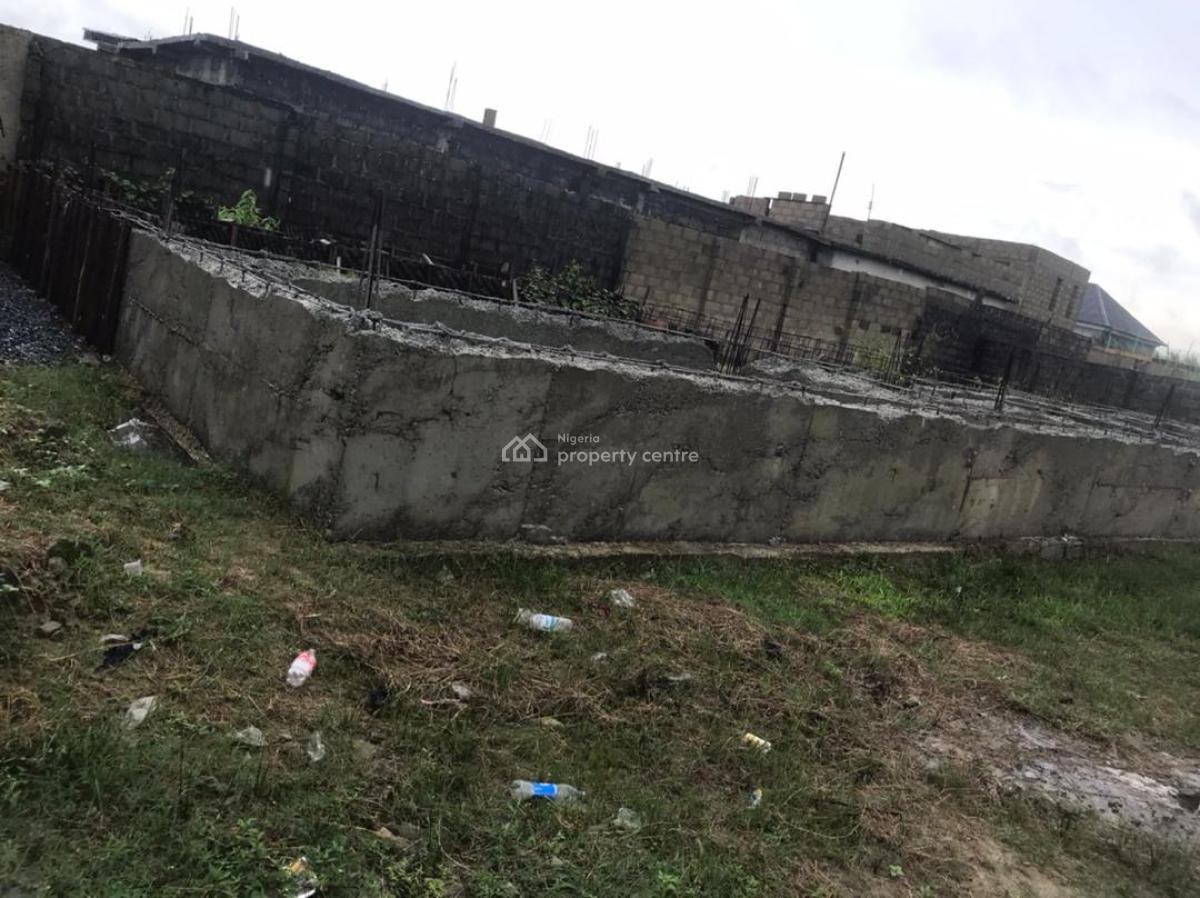 Fenced Plot Measuring 600sqm, Behind Happy Land Estate, Sangotedo, Ajah, Lagos, Residential Land for Sale