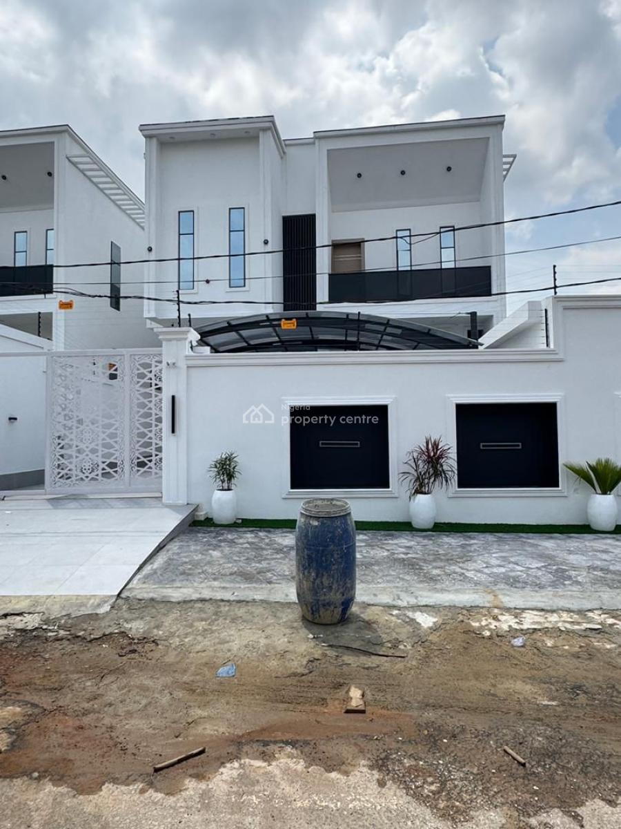 Luxury Built 5 Bedroom Detached Duplex with Bq, Contemporary Detailed Home with Bq in a Secured Estate, Omole Phase 1, Ikeja, Lagos, Detached Duplex for Sale