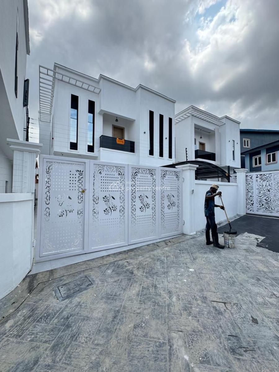 Luxury Built 5 Bedroom Detached Duplex with Bq, Contemporary Detailed Home with Bq in a Secured Estate, Omole Phase 1, Ikeja, Lagos, Detached Duplex for Sale