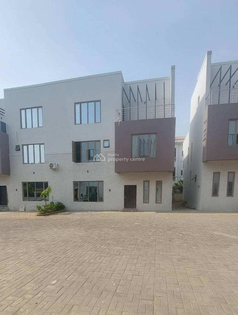 Newly  Built 4 Bedroom Terrace Duplex +bq, Asokoro District, Abuja, Terraced Duplex for Rent