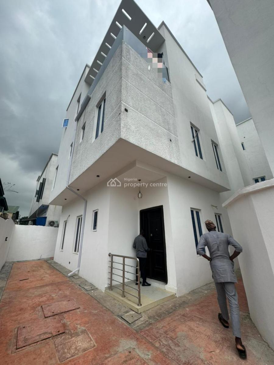 Exquisitely Built 4 Bedroom Fully Detached Duplex with a Room Bq, Exquisitely Built Home with Driveway, Bq in a Secured Estate, Omole Phase 1, Ikeja, Lagos, Detached Duplex for Sale