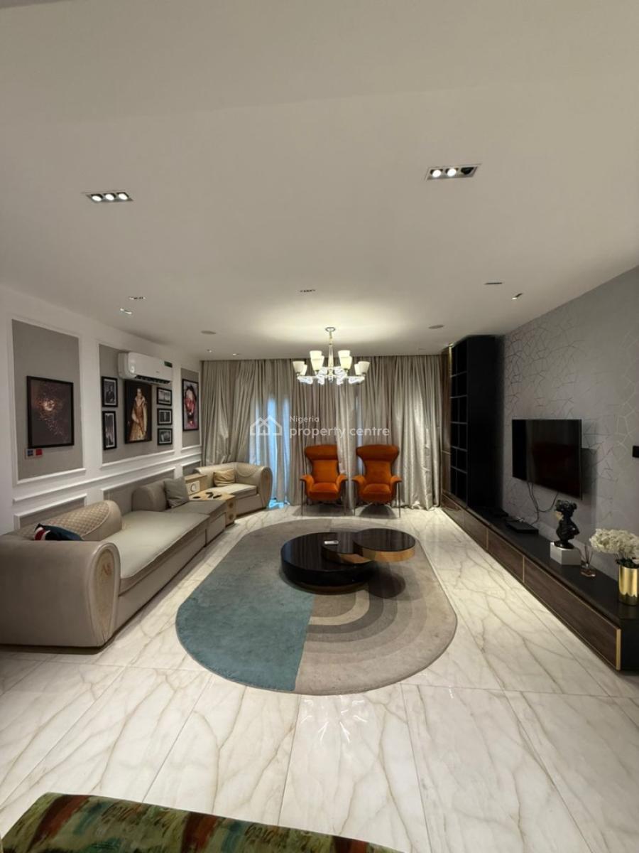 Fully Furnished 3 Bedrooms Water-view with Bq, Elevator and Pool, Banana Island, Ikoyi, Lagos, Flat / Apartment for Rent