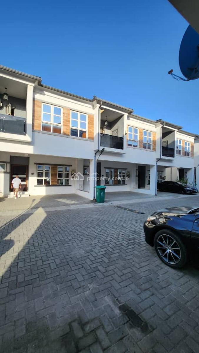 Serviced 4 Bedroom Terrace Duplex with Swimming Pool, Orchid Road, Royal Pine Estate, Lekki Phase 2, Lekki, Lagos, Terraced Duplex for Sale