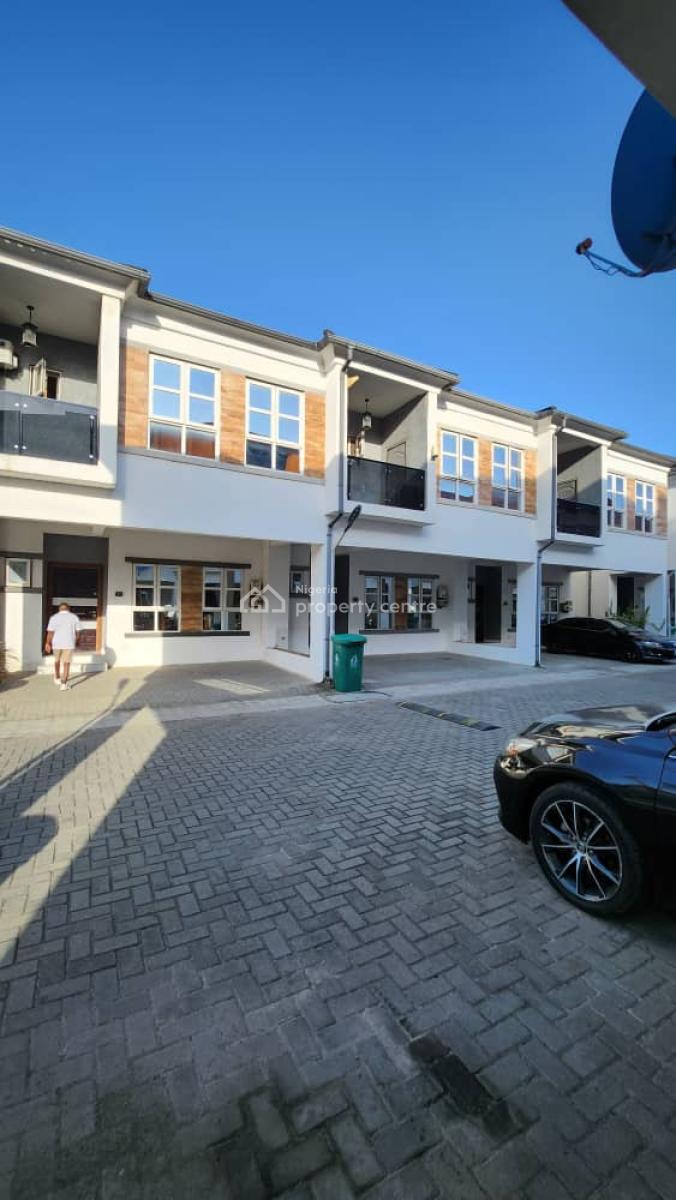 Serviced 4 Bedroom Terrace Duplex with Swimming Pool, Orchid Road, Royal Pine Estate, Lekki Phase 2, Lekki, Lagos, Terraced Duplex for Sale