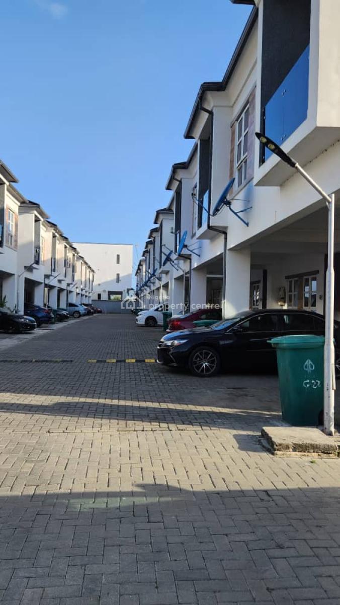 Serviced 4 Bedroom Terrace Duplex with Swimming Pool, Orchid Road, Royal Pine Estate, Lekki Phase 2, Lekki, Lagos, Terraced Duplex for Sale