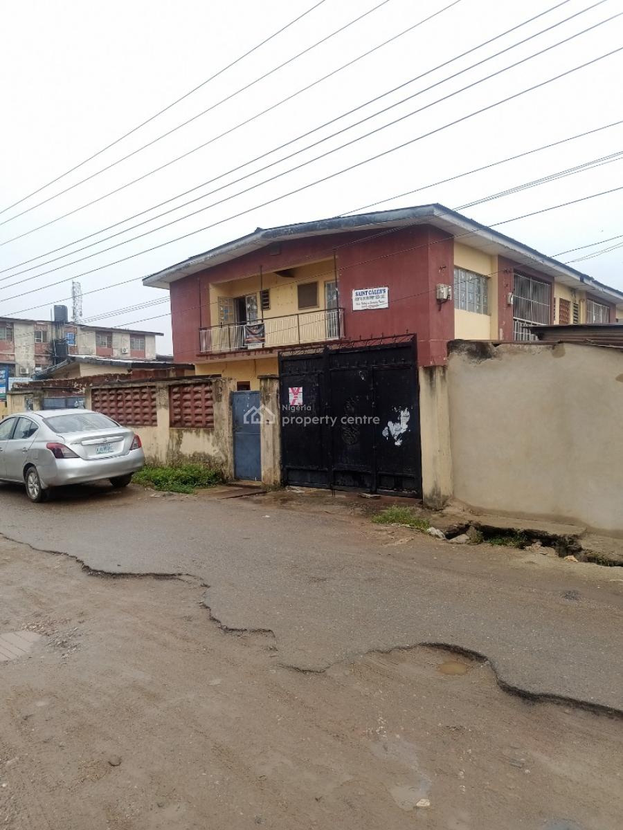 Decent Block of 4 Apartment with Bq, Sawmill, Gbagada, Lagos, Flat / Apartment for Rent