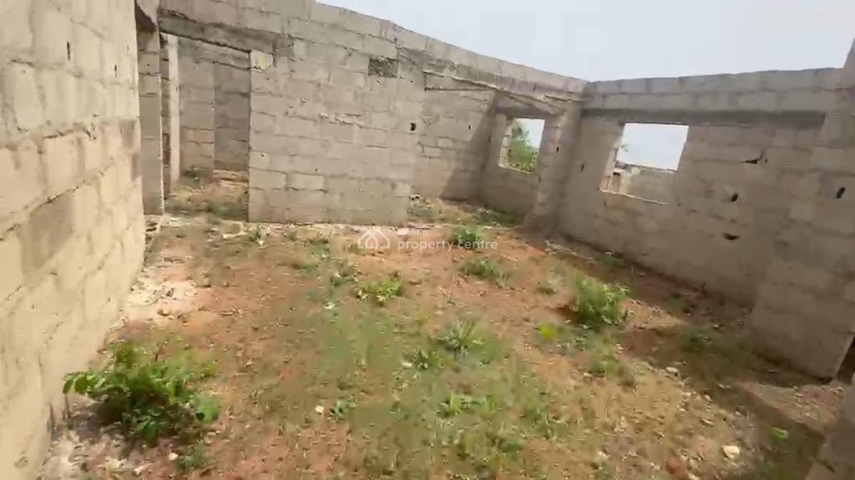 Uncompleted 3-bedroom Flat   on Half Plot of Dry Land, Mowonla, Ikorodu, Ikorodu, Lagos, Detached Bungalow for Sale