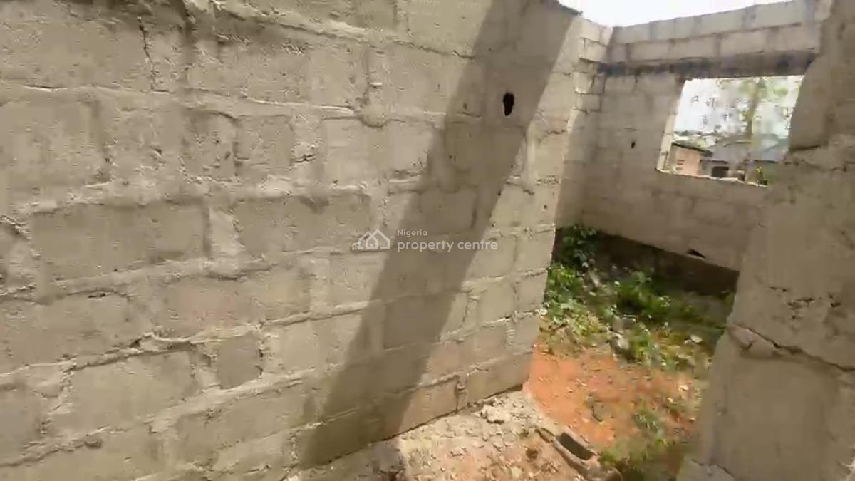 Uncompleted 3-bedroom Flat   on Half Plot of Dry Land, Mowonla, Ikorodu, Ikorodu, Lagos, Detached Bungalow for Sale
