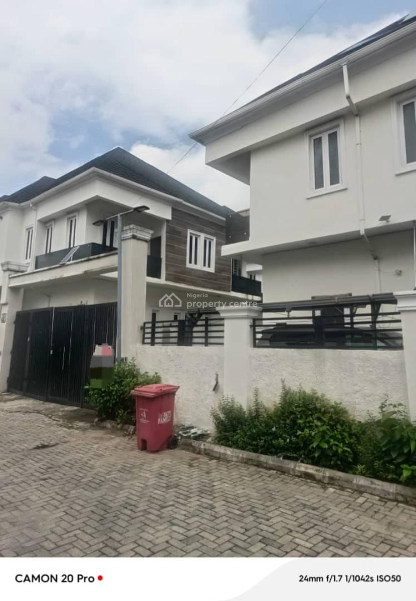 Spacious 4-bedroom Semi-detached Duplex with Bq in a Secure Estate, Vgc, Lekki, Lagos, Semi-detached Duplex for Rent