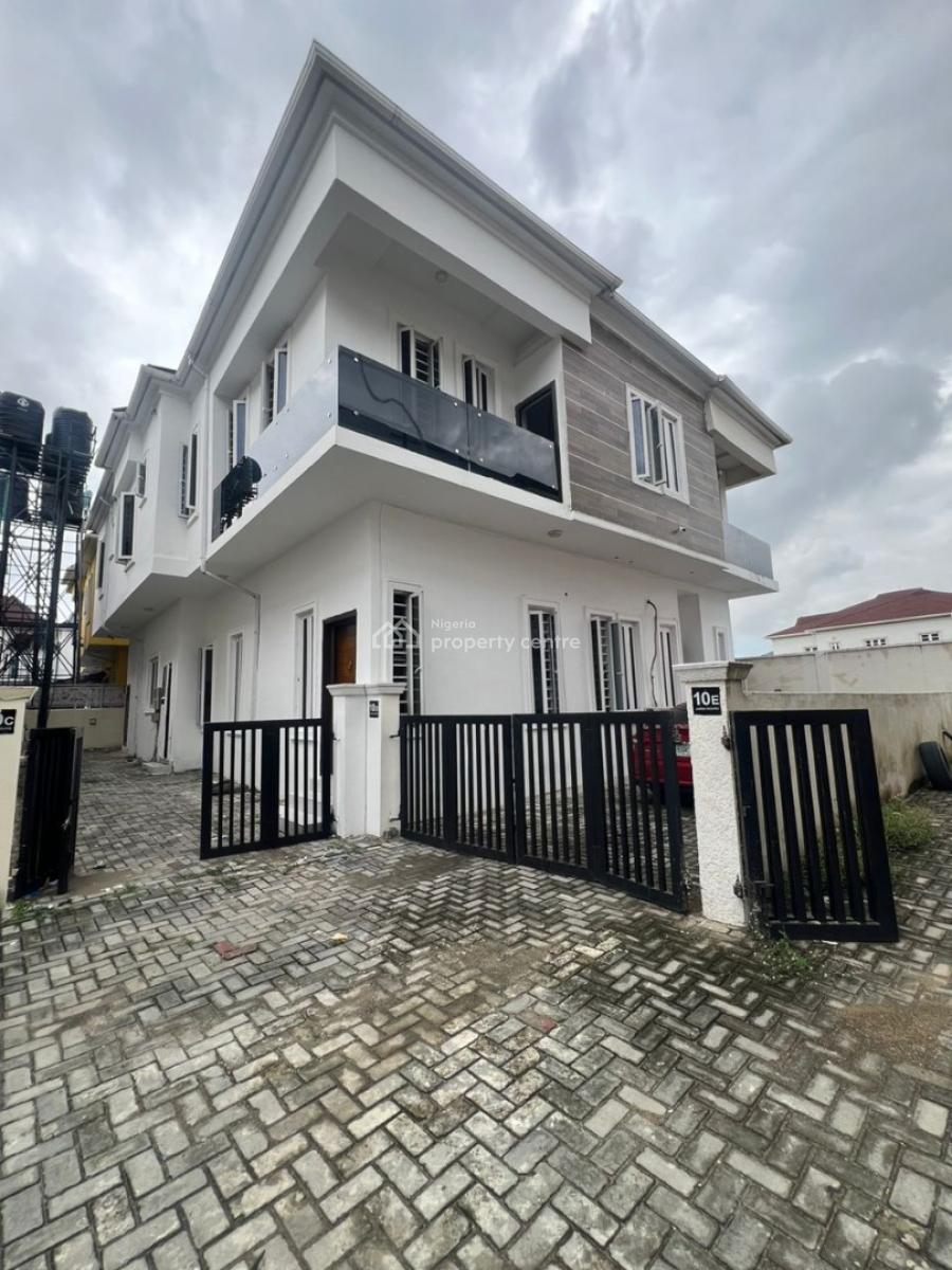 Spacious 4-bedroom Semi-detached Duplex with Bq in a Secure Estate, Vgc, Lekki, Lagos, Semi-detached Duplex for Rent