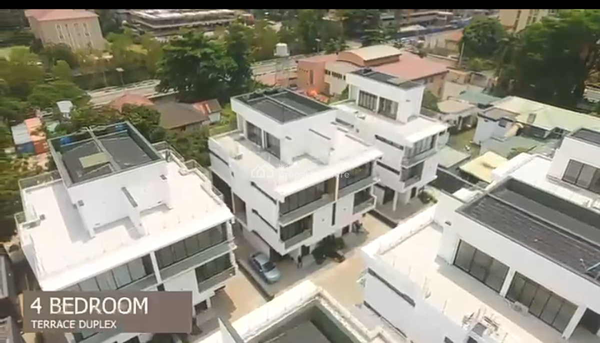 Brand New Luxury 4 Bedroom Terrace Duplex with Bq, Old Ikoyi, Ikoyi, Lagos, Terraced Duplex for Rent