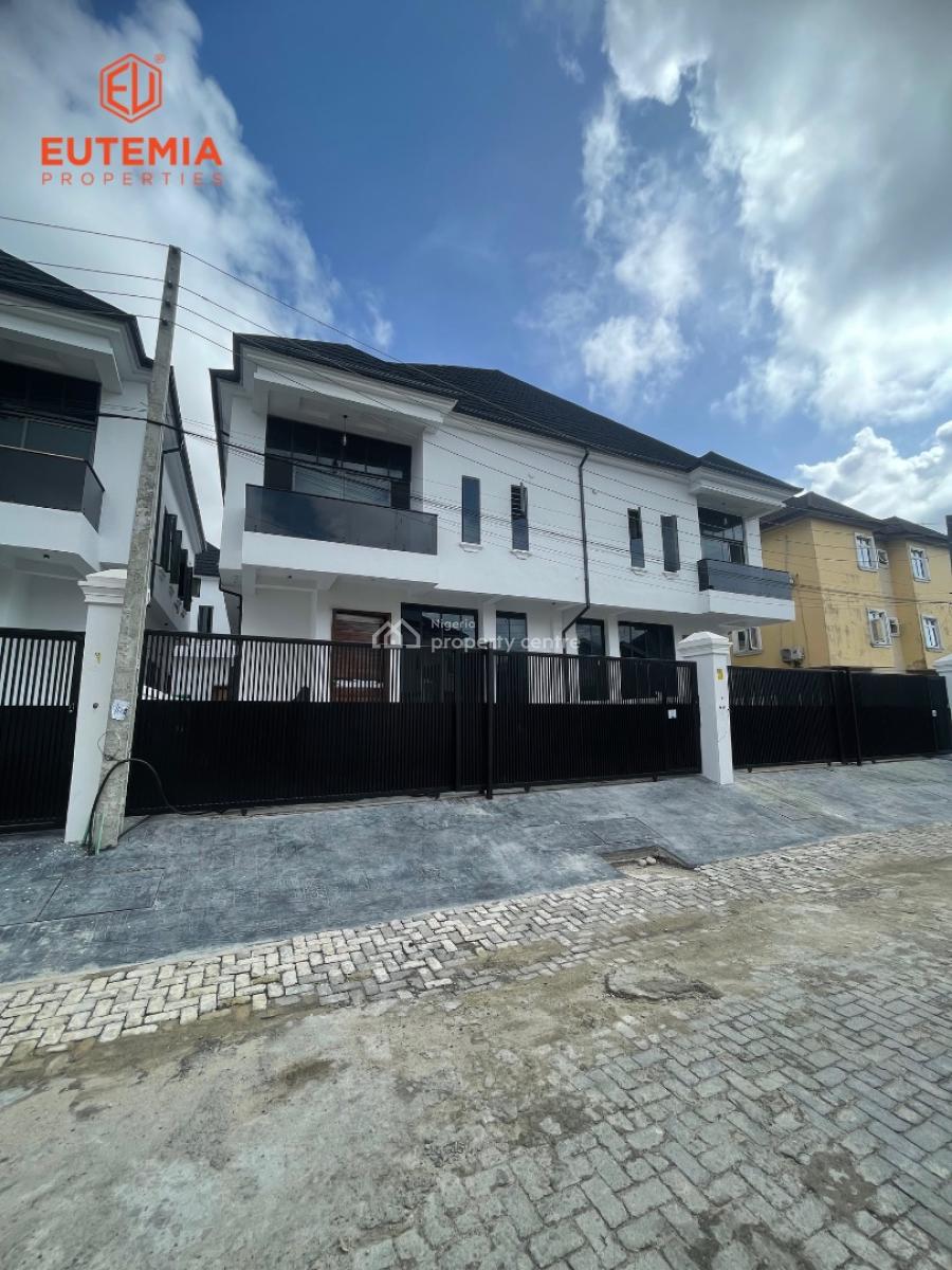 Brand New 4 Bedroom Semi Detached Duplex with Bq, Agungi, Lekki, Lagos, Semi-detached Duplex for Rent