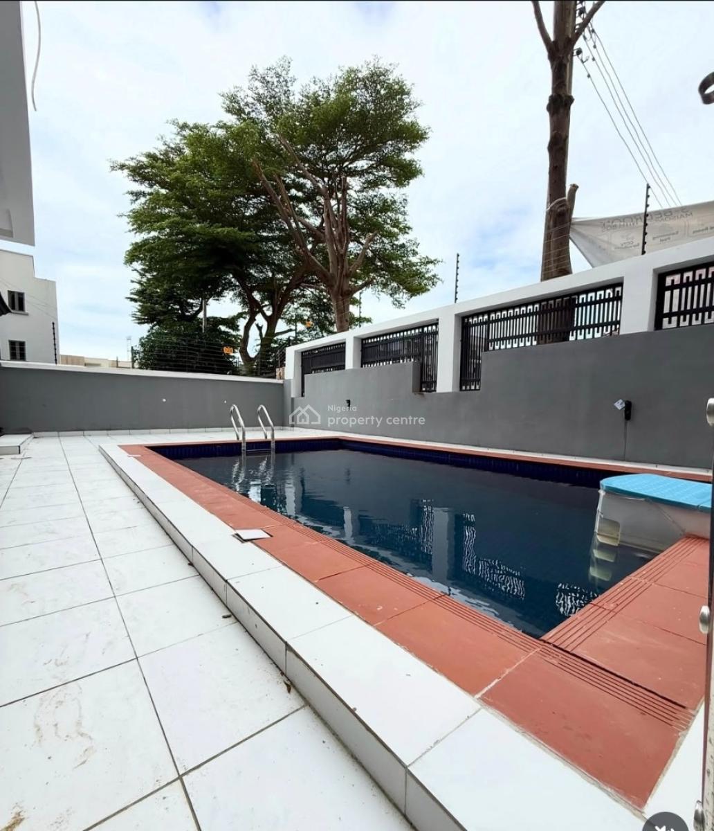 Fully Service 3 Bedroom Maisonnette with Bq Swimming Pool, By Jj Apartment, Lekki Phase 1, Lekki, Lagos, House for Rent