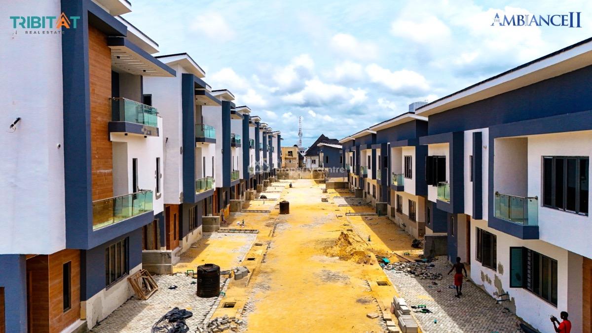 2 Bedroom Terrace with Bq, Ambiance Ii  Luxury Estate, Sangotedo, Ajah, Lagos, Terraced Duplex for Sale