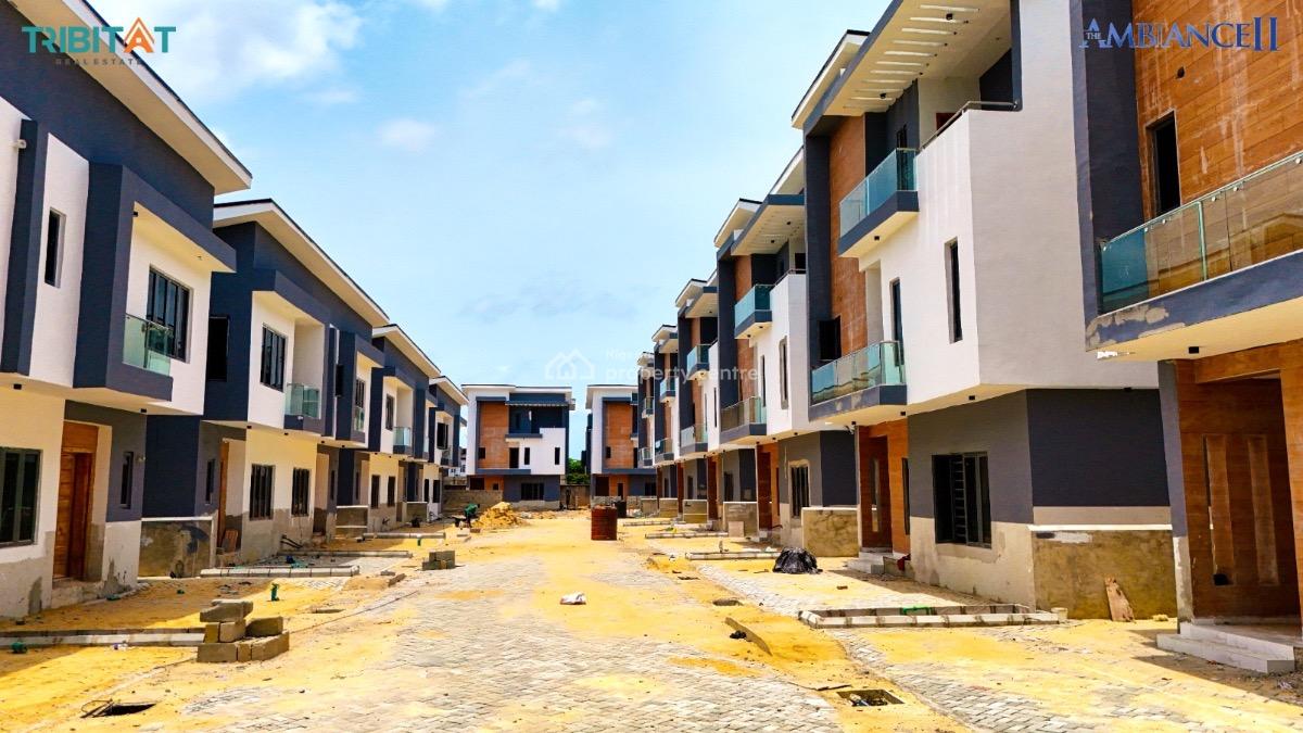 2 Bedroom Terrace with Bq, Ambiance Ii  Luxury Estate, Sangotedo, Ajah, Lagos, Terraced Duplex for Sale