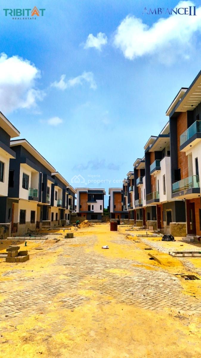 2 Bedroom Terrace with Bq, Ambiance Ii  Luxury Estate, Sangotedo, Ajah, Lagos, Terraced Duplex for Sale