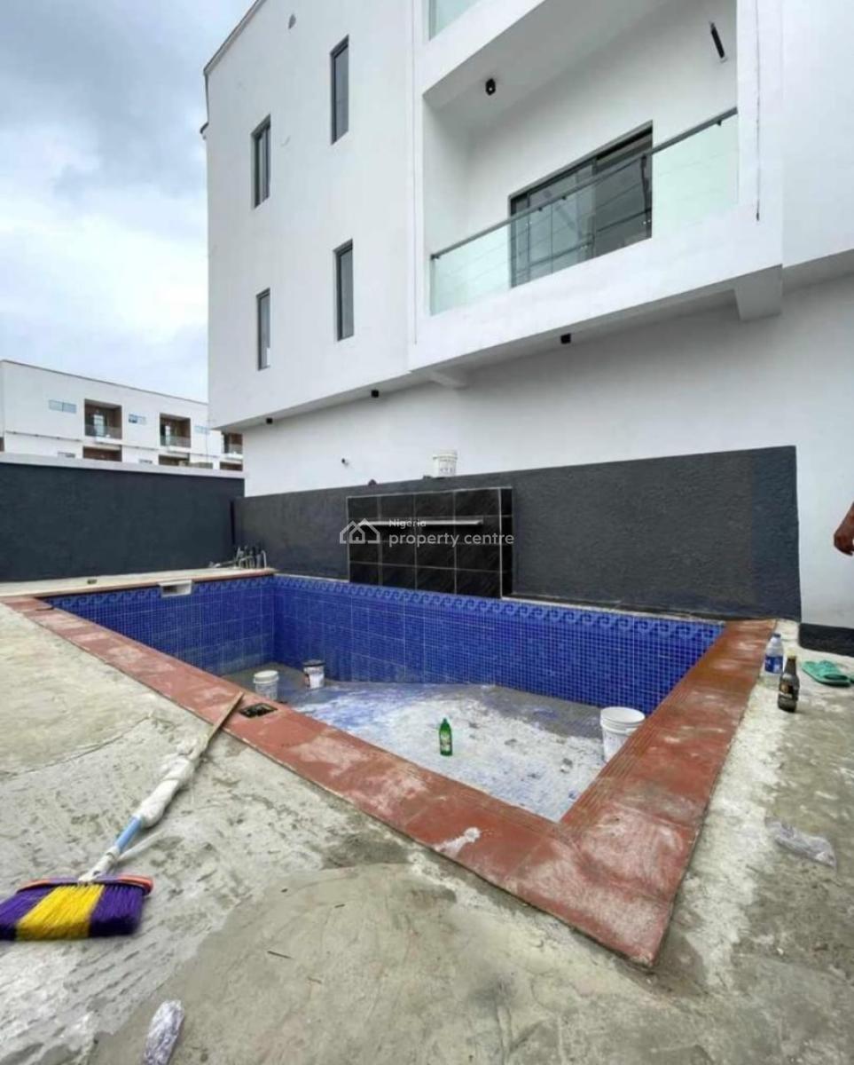 Luxurious and Exquisite 4 Bedroom Terrace Duplex with Bq, Ikate, Lekki, Lagos, Terraced Duplex for Rent