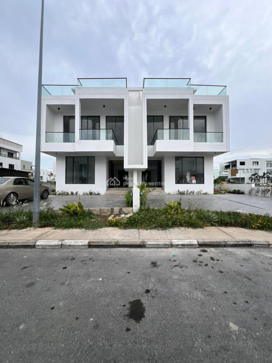 Sophisticated 5 Bedroom Semi Detached with Pool, Elevator, Rooftop Ter, Ikate, Lekki, Lagos, Semi-detached Duplex for Sale