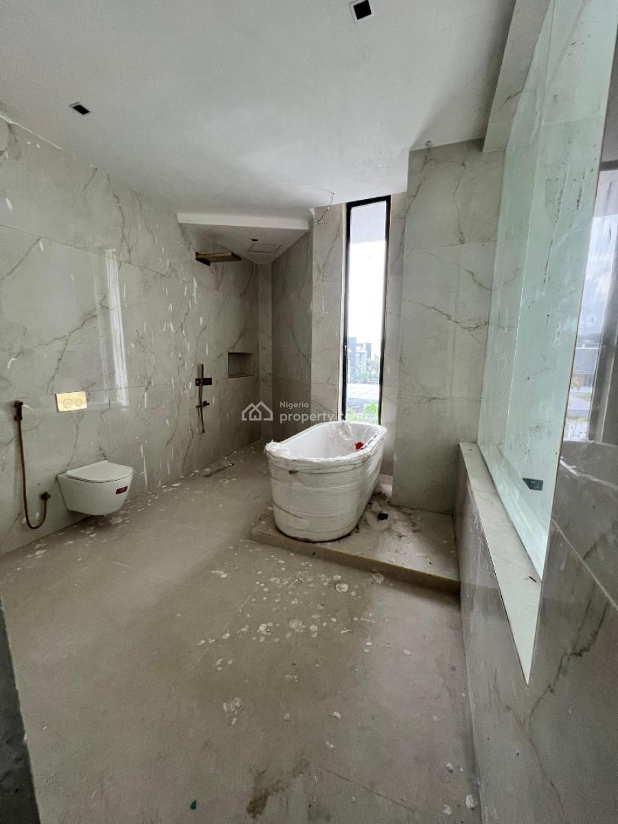 Contemporary 5 Bedroom Semi Detached with Pool, Elevator, Rooftop Terr, Ikate, Lekki, Lagos, Semi-detached Duplex for Sale